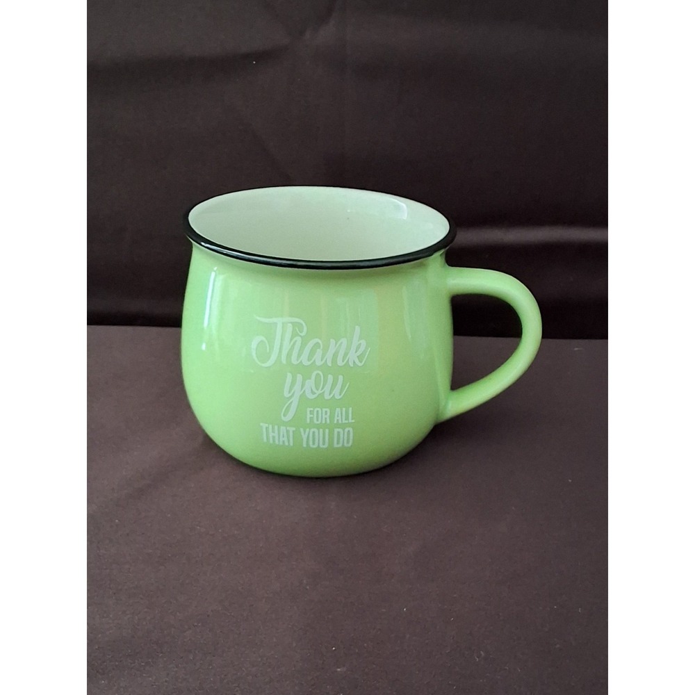 Appreciation Coffee Mug. 3.5" Wide(top) And 3.25" Tall.